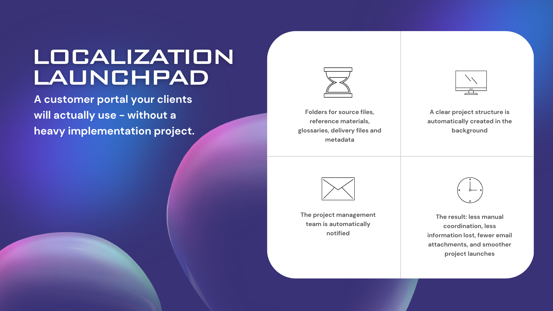 Localization Launchpad Features