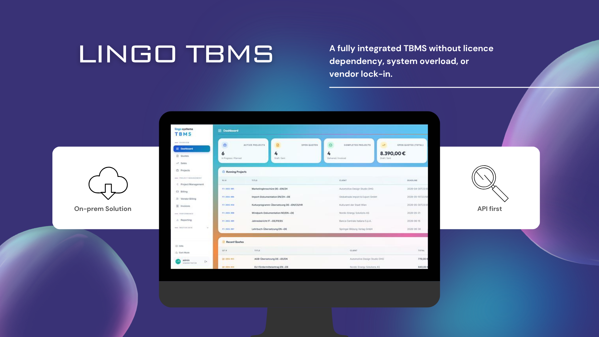 Lingo TBMS Software
